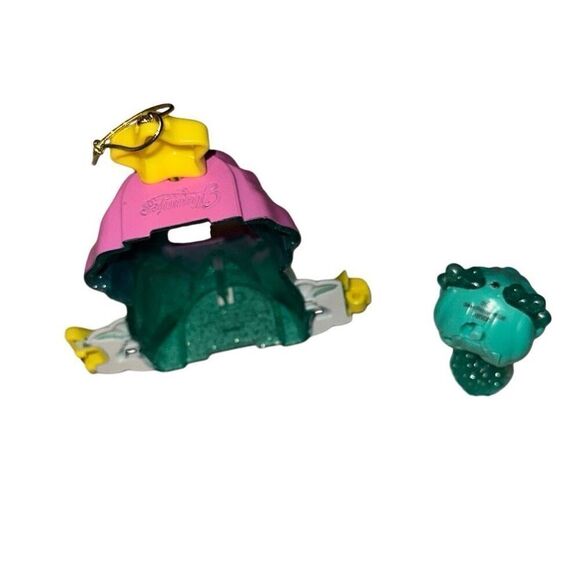 Glimmies Pink house With Green Glimmie Magically Lights Up Toy Kids 5" - Picture 12 of 14